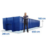 20m3 houtafval container - Afbeelding 2