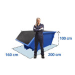 3m3 groenafval container - Afbeelding 2