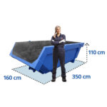 6m3 groenafval container - Afbeelding 2