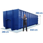40m3 houtafval container - Afbeelding 2