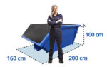 3m3 bouwafval container - Afbeelding 2